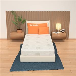 miasuite i sogni italiani Materasso Singolo SFODERABILE in Memory Foam 80X190 H 25 CM Ortopedico ANTIACARO Materasso Premium