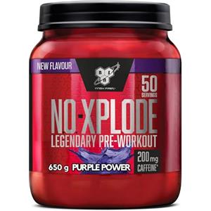 BSN Nutrition N.O.-Xplode - Integratore Pre-Allenamento in Polvere con Caffeina, Aminoacidi, Vitamina C e Zinco, Gusto Purple Power, 650 g