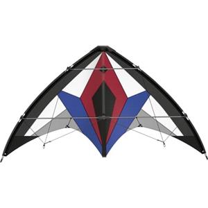 GÜNTHER FLUGSPIELE 1041 - Aquilone sportivo da acrobazia Flexus 150 GX, aquilone da acrobazia per piloti esperti, vela in poliestere ripstop antistrappo e aste in fibra di vetro, circa 150 x 65 cm.