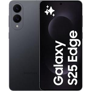SAMSUNG Galaxy S25 Edge, Smartphone AI, 3 anni di Garanzia del produttore, Display 6.7'' QHD+ Dynamic AMOLED 2X, Fotocamera 200MP, RAM 12GB, 512GB, 3.900 mAh, Titanium Jetblack [Versione italiana]