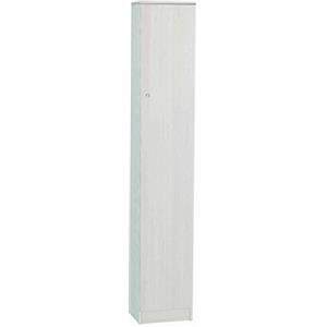 Dmora Armadio 1 Anta, Legno Chiaro, 31 x 34 x 183 cm