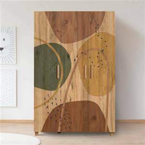 Dmora - Guardaroba 3 ante Samh, Mobile camera da letto, Cabina armadio portabiti, Armadio appendiabiti, 120x48h189 cm, Quercia