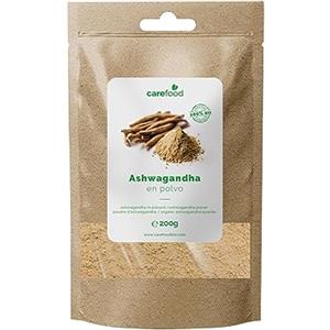 carefood Ashwagandha bio in polvere 100% bio 200g Carefood | BIO Ayurveda Winter Cherry, Withania somnifera, ginseng indiano |