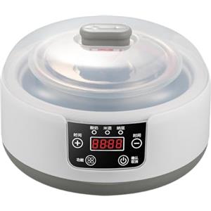 Fenteer Macchina per yogurt elettrica con contenitore interno in acciaio inossidabile per yogurtiera automatica 1.2L