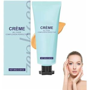 Generico Creme All-Over Complexion Perfector,80g Cream Hydrating Full Coverage Concealer,Long-Lasting CC Foundation,Waterproof Transfer-Resistant Skin Tint,Cream body perfector (Natural)