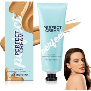 Jadyon Creme All-Over Complexion Perfector, Fondotinta CC Cream a lunga tenuta, Correttore idratante a copertura totale Supreme Creme, Impermeabile e resistente al trasferimento per Tutti i Tipi di Pelle