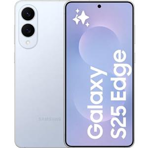 SAMSUNG Galaxy S25 Edge, Smartphone AI, 3 anni di Garanzia del produttore, Display 6.7'' QHD+ Dynamic AMOLED 2X, Fotocamera 200MP, RAM 12GB, 512GB, 3.900 mAh, Titanium Icyblue [Versione italiana]