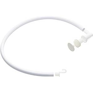Rotho Babydesign Tubo di scarico flessibile per vaschette, Per svuotare l'acqua dopo il bagnetto, 87,5 x 3,5 cm, Bianco, 20069005101