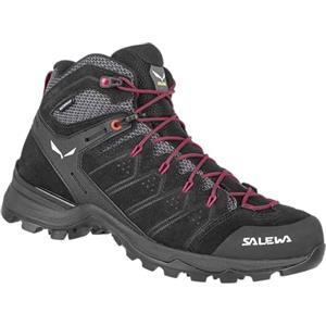 SALEWA Ws Alp Mate Mid Ptx, Scarponi da trekking e da escursionismo Donna, Nero (Black Out/Virtual Pink), 38 EU