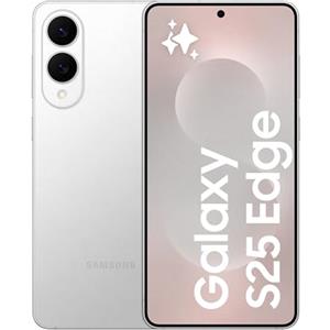 SAMSUNG Galaxy S25 Edge, Smartphone AI, 3 anni di Garanzia del produttore, Display 6.7'' QHD+ Dynamic AMOLED 2X, Fotocamera 200MP, RAM 12GB, 512GB, 3.900 mAh, Titanium Silver [Versione italiana]