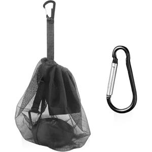 CHSZSH Zaino Per Palloni Da 1 Pezzo, Moschettone Da 1 Pezzo, Borsa A Rete Da Basket, Zaino Da Calcio, Zaino Per Palloni Portatile, Accessori Per Palloni