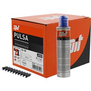 Spit Chiodi C6-20mm per Pulsa 800P/E - 500 Pezzi con 1 Ricarica Gas