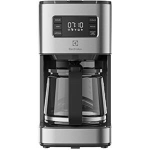 Electrolux Create 5 E5CM1-6ST, Macchina da Caffè Americano, Selezione Aroma e Timer Programmabile, Caraffa Isotermica 1,38 L, Spegnimento Automatico, 1000 W, Acciaio Inox