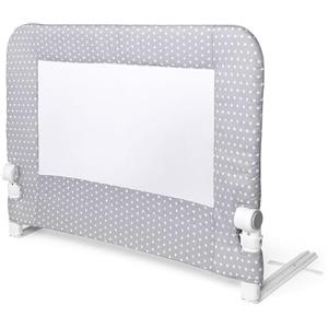 Interbaby Sponda Letto Bambini Pieghevole 90 cm | Barriera Anticaduta con Sbarra Letto | 18 mesi-5 anni | Compatibile Letto Singolo e Matrimoniale | Stella