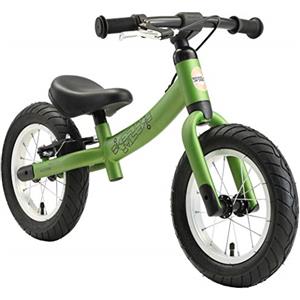 BIKESTAR Bicicletta Senza Pedali 3-4 Anni per Bambino et Bambina | Bici Senza Pedali Bambini con Freno 12 Pollici Sportivo | Verde