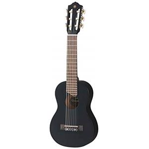 Yamaha GL1 Guitalele - Chitarra in Legno con Dimensioni Ukulele (43,2 cm, scala da 17) - 6 Corde (3 in nylon/ 3 in acciaio), Custodia Inclusa, Da Viaggio, Nero