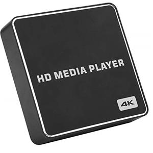 gostcai Smart Media Player, Mini TV Box Ultra HD, TV Box HDMI 4K, Lettore multimediale 1080P, Supporto USB 4K 10Bit H.264/H.265 32G 100-240V, Android 4.4.2, OTA