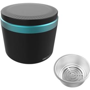 Cecotec Pulitore a Ultrasuoni per Bite Dentale e Protesi ToothCare EasyClean. Pulizia tramite Vibrazioni Ultrasoniche, Luci UV, Serbatoio da 200ml, Risultati in 5min, Cestello Interno Protettivo