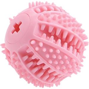 Bvizyelck Giocattolo dispenser per dolcetti per cani, palla dispenser per dolcetti per cani - Divertente palla per i denti di cane - Palla portatile per cibo per cani, giocattolo dispenser per