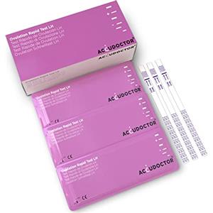 ACCUDOCTOR Check test 10 Accudoctor Test di Ovulazione Ultrasensibili Strisce 4 mm 25 mlU/ml test ovulazione canadesi Avanzato fertilità donna ovulation test kit monitor ovuli test dell ovulazione fertilità femminile