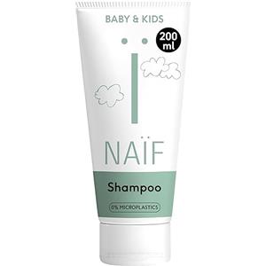 Naïf Naif, Shampoo nutriente per neonati e bambini, Ingredienti naturali, Per capelli morbidi e facili da pettinare, 100% vegano e rispettoso dell'ambiente marino, 200ml