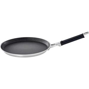RÖSLE SILENCE PRO Padella per crêpes, padella di alta qualità con rivestimento antiaderente premium antigraffio ProResist, acciaio inossidabile 18/10, adatta per induzione, lavabile in lavastoviglie