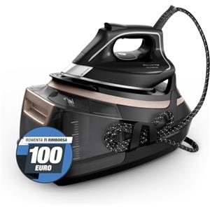 Rowenta Eco Steam Pro Ferro da Stiro a Vapore con Caldaia, Pressione Fino a 8 Bar, 2800W, 1.3 Litri, Colpo Vapore 580 g/min, Ferro da Stiro Modalità Eco, Sistema Anti-Calcare, DG9640