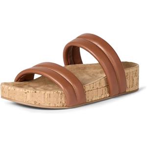 Amazon Essentials Sandali a Fascia in Sughero Donna, Bianco, 40 EU