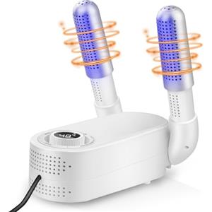 JUOIFIP Asciuga Guantoni da Boxe, Asciuga Scarpe, Asciuga Stivali con Timer Intelligente, Design Pieghevole e Asciuga Scarpe Elettrico ad Asciugatura Rapida, Elimina Efficacemente gli Odori (Spina UE)
