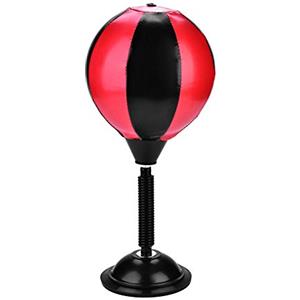 VGEBY Borsa da Pugilato Desktop, Stress Reliever Desktop Punching Ball in Acciaio Inox Pere Velocità Boxe Ufficio Anti-Stress Forniture Per Il Bodybuilding