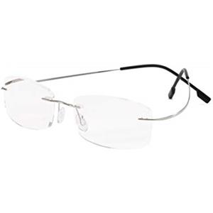 Viseng Occhiali da Lettura senza cornice ultra leggero di Titanio lettore senza montatura per Donna e Uomo Occhiali Anti Luce Blu alla Moda 1.0