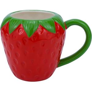 Arawat Tazza Fragola Regalo Per La Fidanzata Grande 520ml Kawaii 3d Tazza Di Frutta Tazza Di Tè In Ceramica Tazza Di Caffè In Porcellana Tazza Di Fragola Tazza Regalo Di Compleanno Per Le Donne