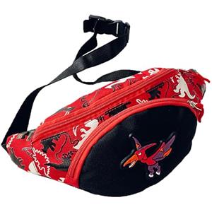 Jsleid Marsupio Bambino Dinosauro, Marsupio Dinosauri Giallo, Dinosauri Marsupio Dinosauri Giallo, Marsupio Cartoons, Marsupio Viaggio, Portatile, Regolabile, Alta Capacità, Unisex, Rosso