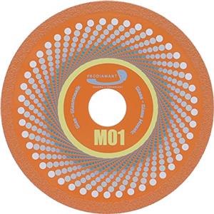 PRODIAMANT Disco Da Taglio Diamantato 115 mm x 22,23 mm M01 per Piastrelle e Mosaico Di Vetro