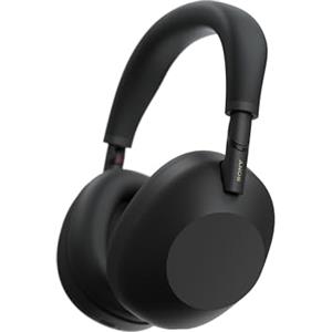 Sony WH-1000XM6 Cuffie wireless Premium con cancellazione del rumore, audio Hi-Res, massimo comfort, design pieghevole, custodia resistente, batteria da 30 ore NC On, iOS e Android - Black