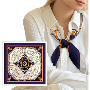 Woplagyreat Foulard Donna Bandana Bandane Colorate Accessori Capelli Uomo Sciarpa Quadrato Moda Unisex Colorato Versatile Accessorio Collo Testa Elegante Collane
