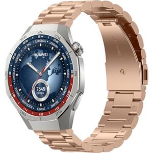 KoGiio 22mm Cinturino Compatibile con Xiaomi Redmi Watch 5 Lite/Active, Watch S4 Sport/2/S3, Huawei GT 5/5 PRO - Acciaio Inossidabile Oro Rosa