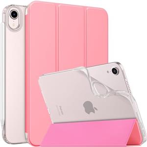 MoKo Cover Compatibile con Nuovo iPad Mini 7 (A17 PRO) 2024, Custodia iPad Mini 6a Generazione 2021 (8,3 Pollici), Custodia iPad Mini 6, TPU Cover Posteriore per iPad Mini 7, Conchiglia