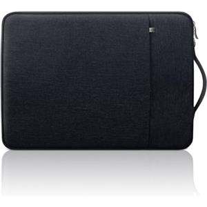 JOOEER 13 Pollici Custodia Laptop Borsa Portatile Compatibile per 13,3 Pollici MacBook Air/Pro Laptop, Custodia impermeabile per Computer in Poliestere con Tasche Maniglia, Nero