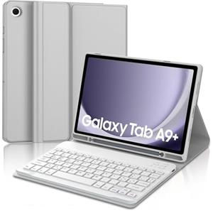 JADEMALL Custodia con Tastiera per Samsung Tab A9 Plus/A9+ 11