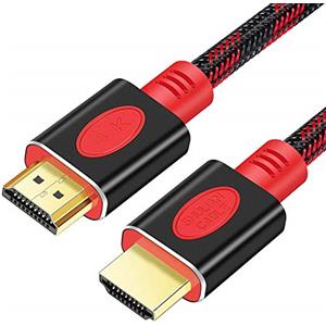 SHULIANCABLE Cavo HDMI 4K, Cavi HDMI 2.0 supporta Fire TV, Ethernet, audio return, video UHD 2160p, HD 1080P, 3D, PC (3M)