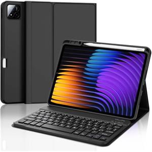 JADEMALL Custodia Tastiera per Xiaomi Pad 7/7 Pro 11.2