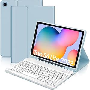 JADEMALL Custodia Tastiera per Samsung Tab S6 Lite 10.4