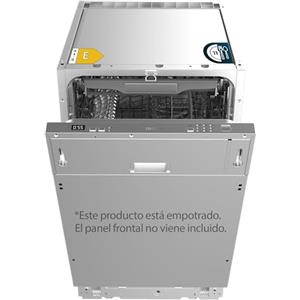 Cecotec Lavastoviglie Bolero Aguazero 4101 Full-BI E. 1850 W, Integrabile, 11 coperti, 6 programmi, Classe E, Dual Zone Wash, Auto Wash, Avvio Programmato, AquaStop, Pannello Touch
