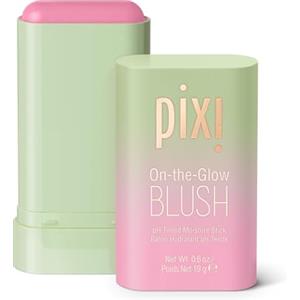 Pixi On The Glow Blush Cheektone, Ph Reactive Hydrating Tinted Moisture Blush Stick con Ginseng, Estratti di Frutta di Aloe Vera, Per Guance e Labbra, 19G 0.6Oz, Senza Parabeni
