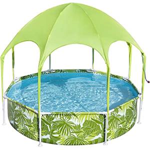 Bestway 56432-5 Piscina Fuori Terra Splash-In-Shade con parasole UV Careful da 244X51 cm