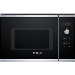 Bosch Elettrodomestici Bosch Serie 4 BFL553MS0 Incasso Microonde combinato 25L 900W Nero, Acciaio inossidabile Microonde (Incasso, Microonde combinato, 25 L, 900 W, Pulsanti, Manopola, Nero, Acciaio inossidabile)