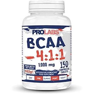 Prolabs Nutritional Systems Bcaa 4.1.1 aminoacidi ramificati 411 bcaa, multipack (150 compresse)