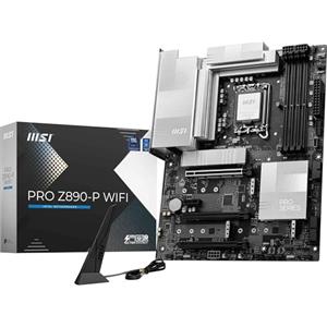 MSI PRO Z890-P WIFI Scheda Madre ATX - Supporta Intel Core Ultra Processors (Serie 2), LGA 1851, 55A DrMOS, DDR5 Memory Boost (9200+ MT/s OC), PCIe 5.0 x16, M.2 Gen5, Wi-Fi 7, 5G LAN