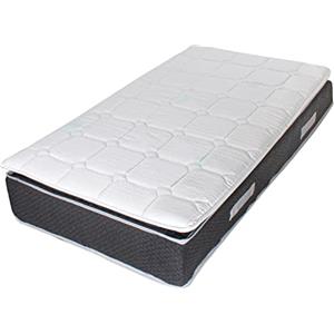 Leonardo Materasso Memory 80x190 H28 CM 800 molle insacchettate - topper Memory Foam 3 cm cucito - tessuto superiore freddo brevettato SENSICE-Ortopedico ntibatterico - singolo